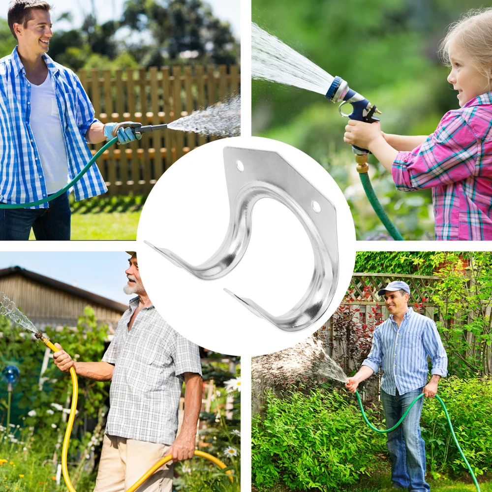 

10pcs Simple Iron Hook Double Metal Hooks for Water Pipe Watering Hose