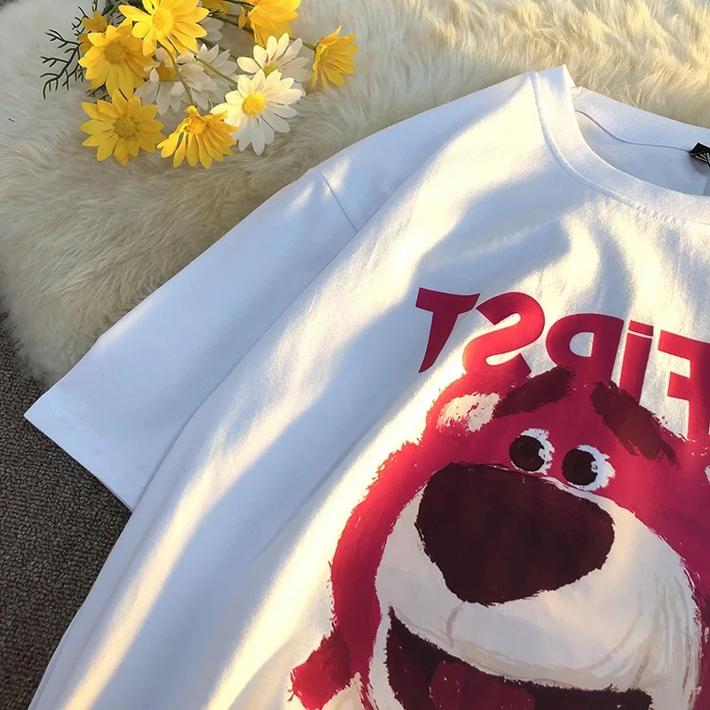 Kong Стиль японский в винтажном стиле футболка с короткими рукавами для женщин