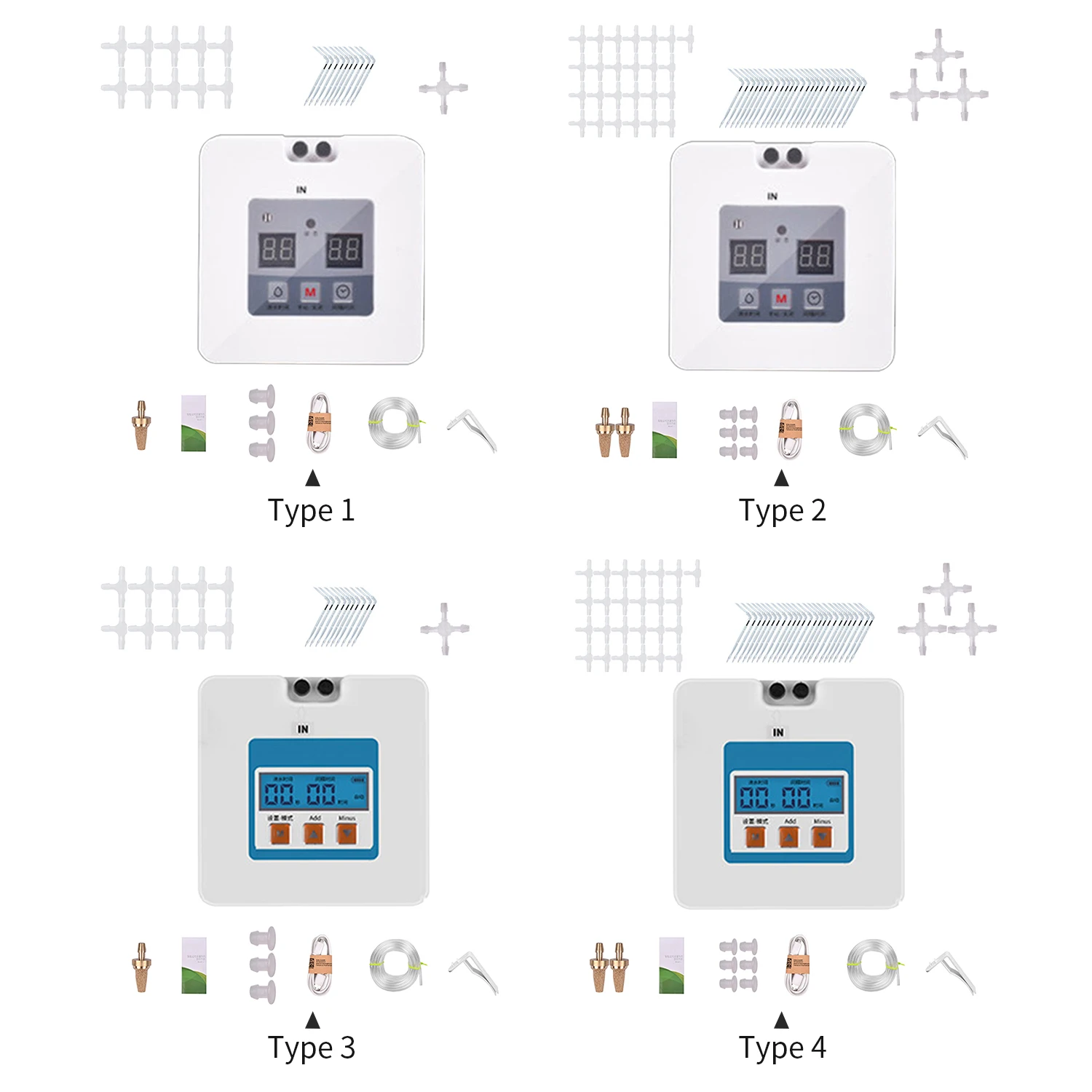 

Automatic Drip Irrigation Kit Autowatering Plant Waterers Potted Flower Digital Programmable Watering Timer Automatic Watering