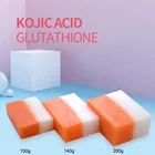 Мыло для осветления темной черной кожи, койевая кислота Отбеливающее мыло с глутатионом, осветление для кожи, лица и тела, Отбеливающее мыло