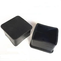 5 pcs table mats square black rubber 2025304050 mm foot for table chair leg