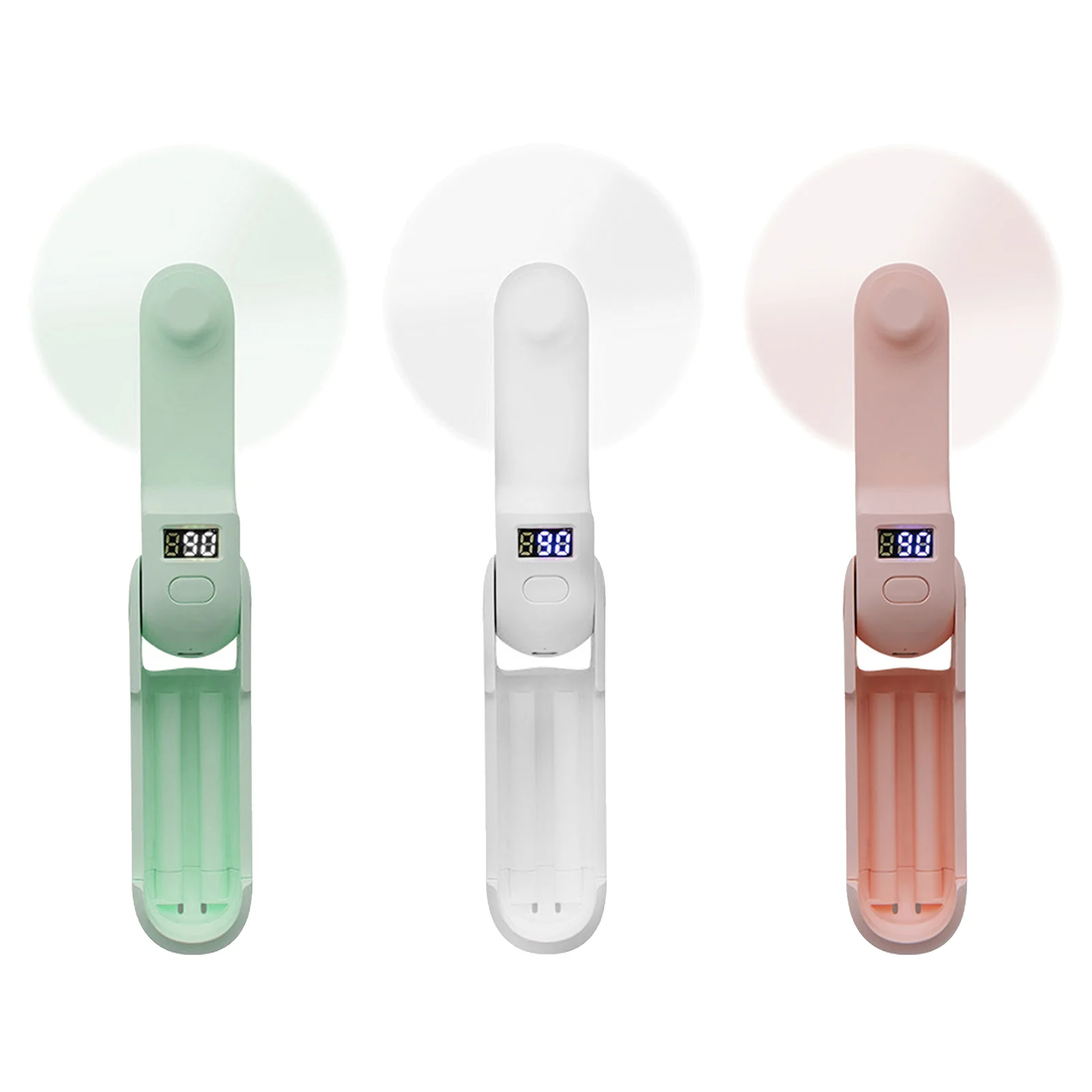 

USB Pocket Fold Fans Electric Portable Hold Small Fans Multifunction Household Electrical Appliances Desktop Electric Fan