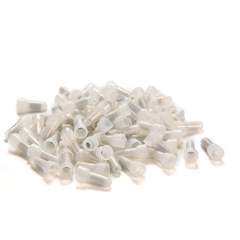 100 шт. закрытый конец обжимной Кепки s безопасный коннекторов для электрических