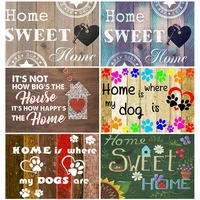 5d diy diamond painting decoration sweet home letter picture of rhinestones mosaic handicraft full square round drill embroidery