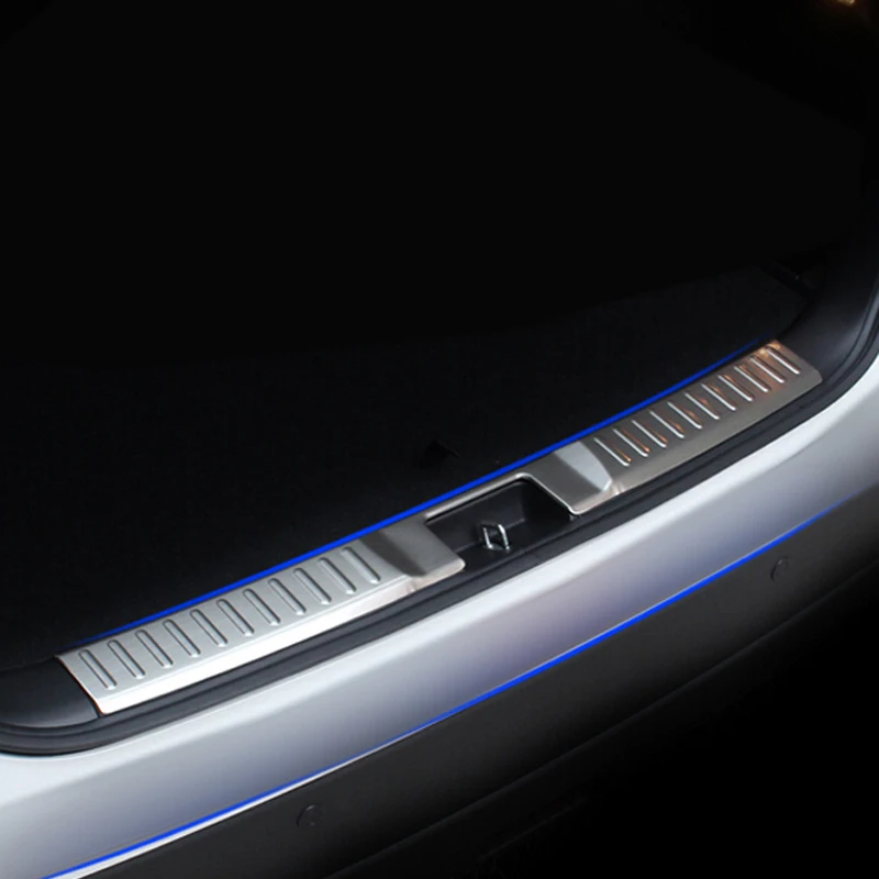 

Для Suzuki Vitara Escudo 2015-2019 Нержавеющая Задняя Крышка багажника внутренняя накладка на бампер Защитная крышка для автомобиля Стайлинг