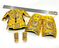 hot sales kc001 16 ancient china qing dynasty general fuyuan yellow version royal armor decor for 12 inch body doll collection