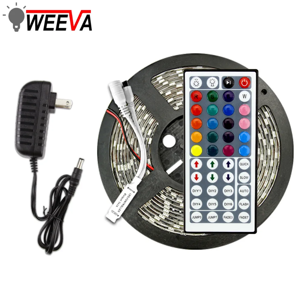 Светодиодная лента гибкая Диодная светильник та 12 В постоянного тока 1 м 2 3 4 5 SMD 2835