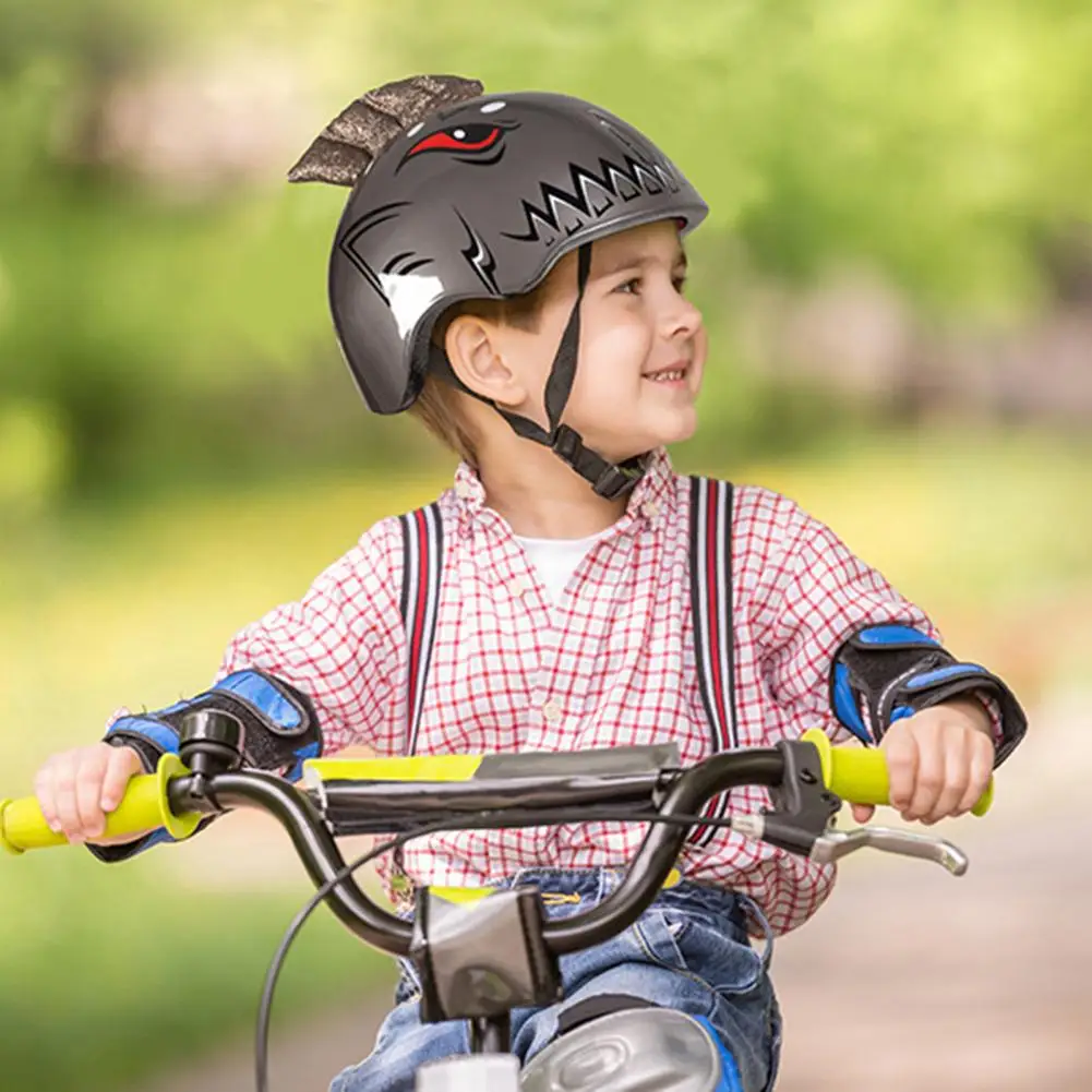 Hot Sale Shark Helmet Kids Road Bike Riding Helmets Funny Cute Cosplay Safety Bicycle Head Cap Sports Children | Спорт и развлечения