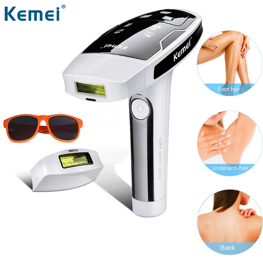 Kemei IPL Laser Epilator With 900000 Flashes Photoepilator Hair Removal depiladora Painless Electric Epilator Hot sell Dropship