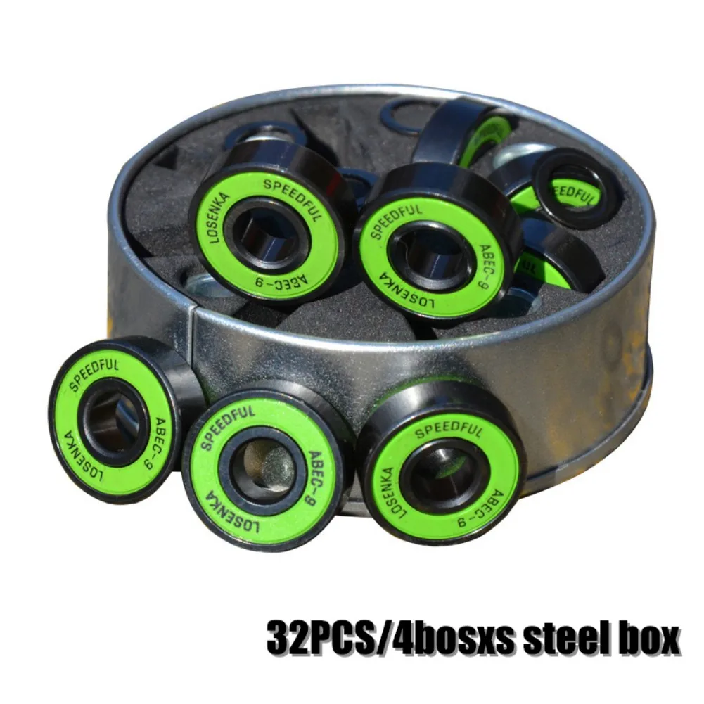 

8p/16/32pcs 608 Scooter Bearing ABEC 9 Skate Bearing Skateboard Steel Ball Racing Skate Bearing Scooter Parts 22*7mm New Arrival