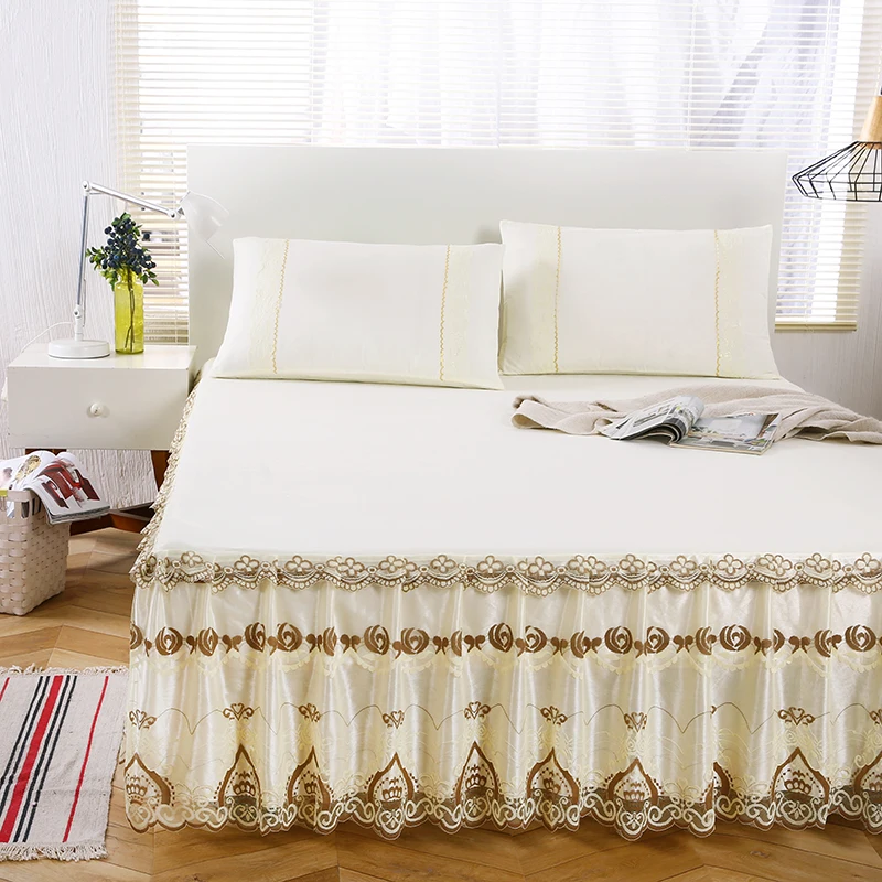 Фиолетовая кружевная серия натяжных простыней покрывало для спальни скатерть