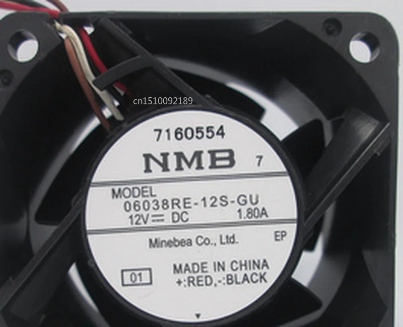 

Free shipping 06025SA-12P-AA-00 06038RE-12S-GU DC12V genuine NMB equipment fan