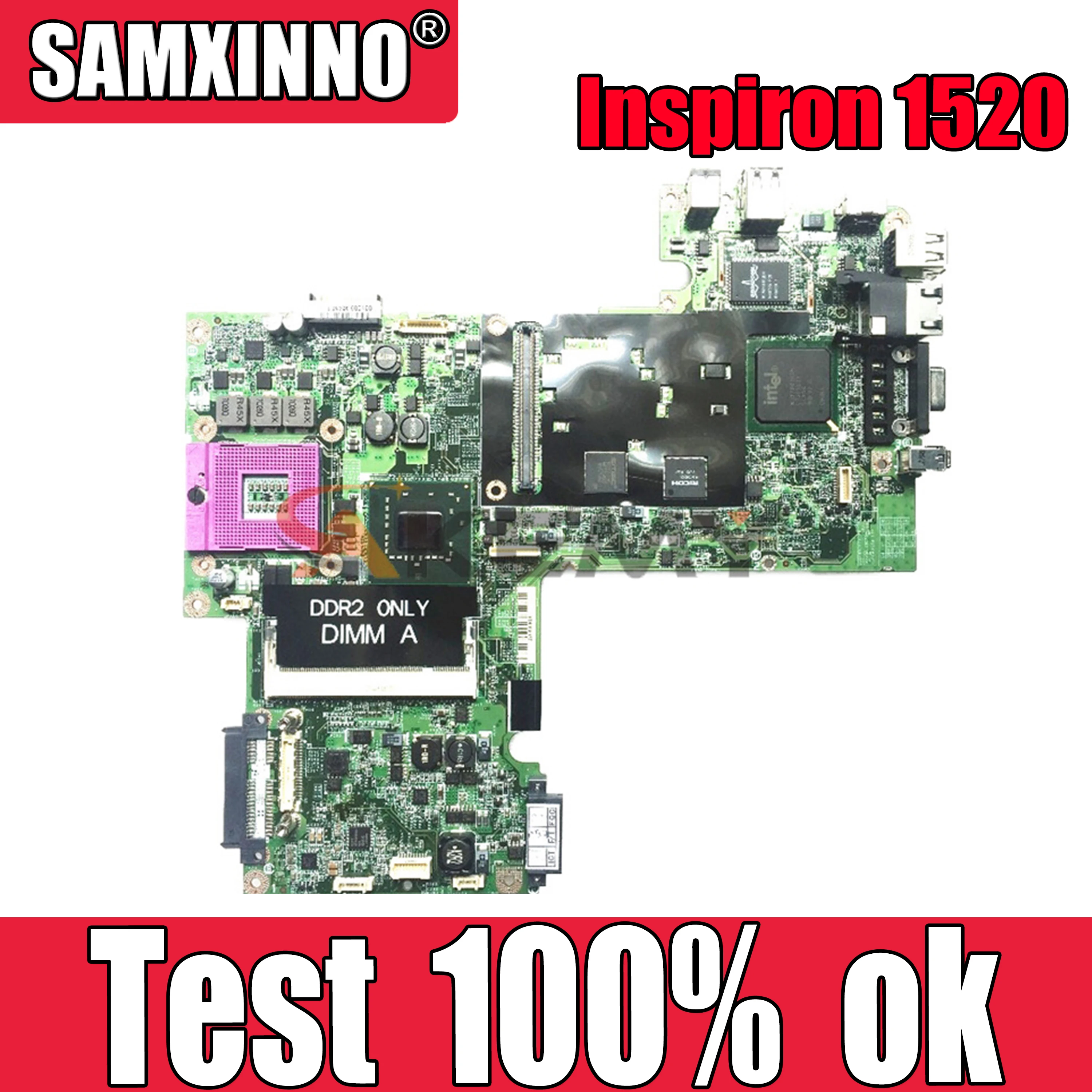 

Original laptop Motherboard For DELL Inspiron 1520 Mainboard CN-0WP043 0WP043 DAFM5BMB6D0 965