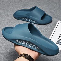 2021 men platform sandals luxury brand slippers men shoes indoor home slides women casual beach flip flops eva high quality shoe