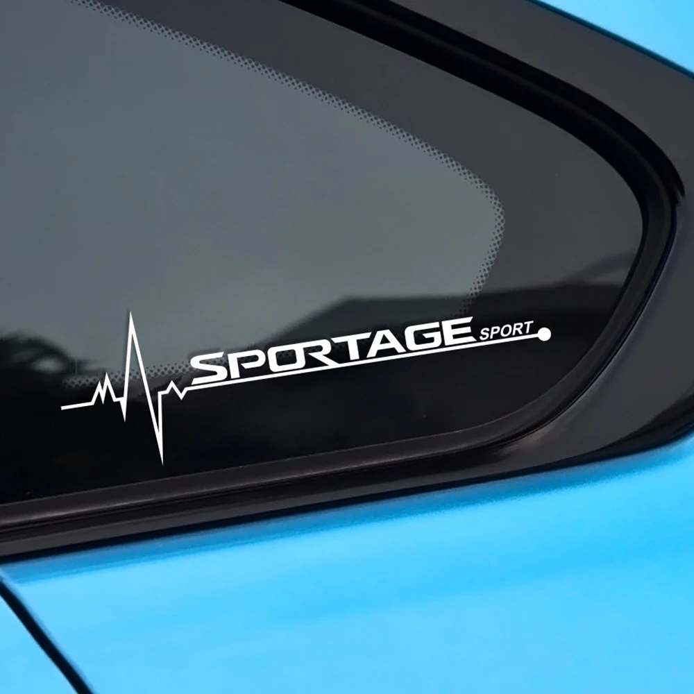 Наклейки на боковое окно автомобиля для Kia Sportage 3 4 QL графика осветительный