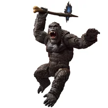 Godzillas Vs King Kong Figure 16CM 2021 PVC Joints Lifelike Image Toy Model Decoration King of Monsters Toy