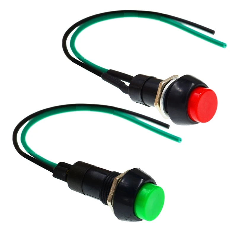 

5 шт., пластиковые кнопки для велосипеда с двумя проводами