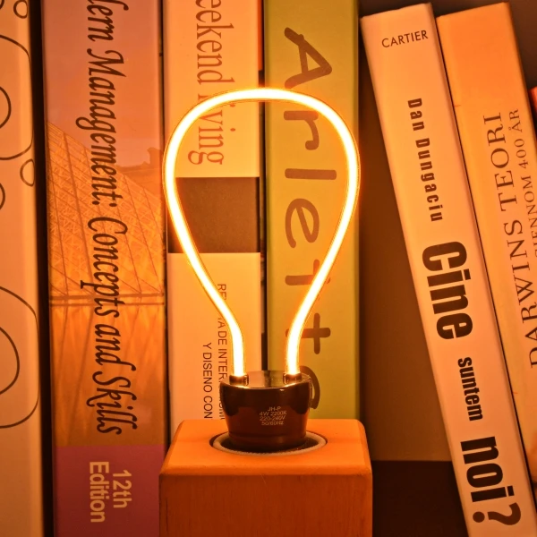 Soft Edison P Ретро светодиодный светильник Эдисона 220 В, светодиодный мягкая нить, лампа E27, теплый белый светодиодный светильник, лампа для дома, лампа для промышленного украшения - Цвет: Soft Edison P