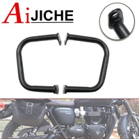 new engine guard crash bar safety bumper protector fit for bonneville t100 t120 bobber thruxton 1200r street cuptwin 2021