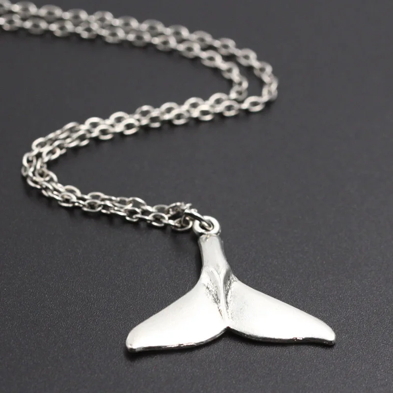 Женская цепочка с подвеской Дельфин ожерелье ручной работы кулоном Подарочная