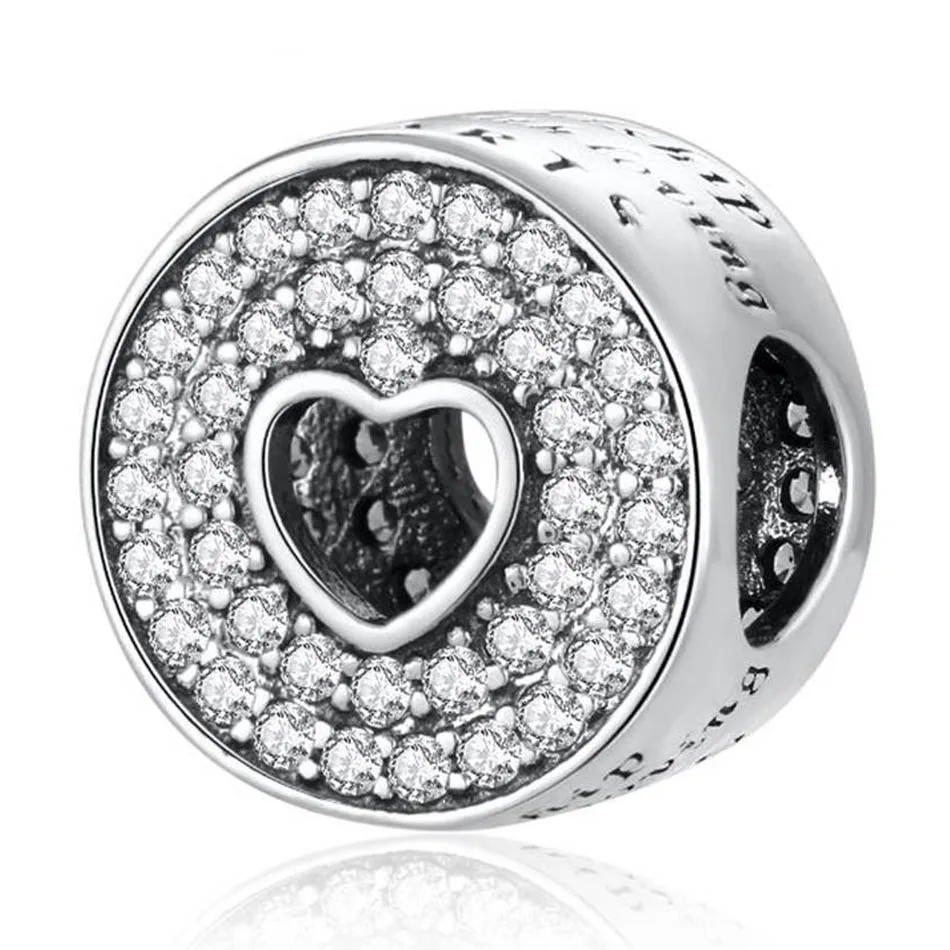 С украшением в виде кристаллов Юбилей торжества ажурная из бисера fit Pandora браслет