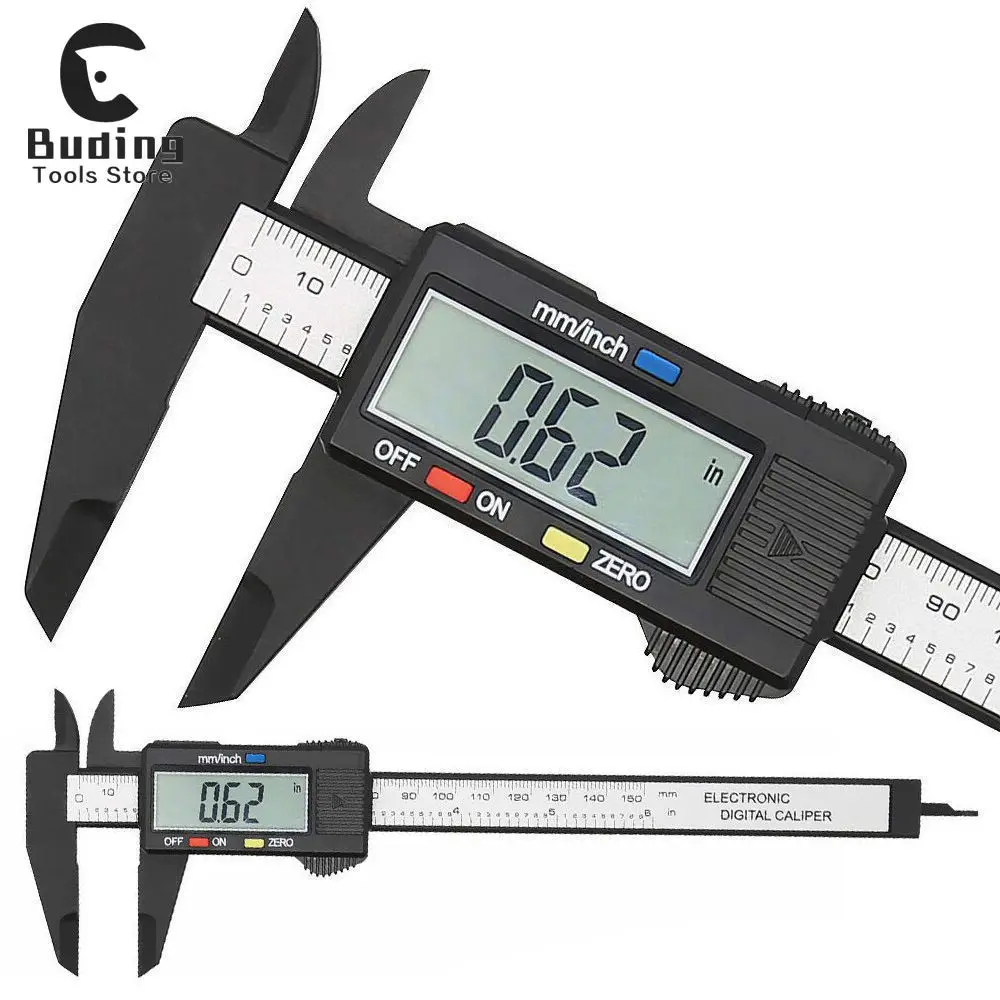 

0-150mm Electronic Digital Vernier Caliper Small High-Precision Carbon Fiber Dial Micrometer Measuring Tool Digital Ruler