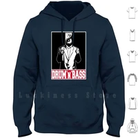 thumbs up for drum and bass hoodie long sleeve drum and bass dnb electronic music edm thumbs up bass thumbs up techno