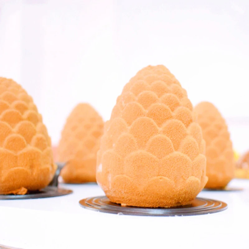 

6/8 Holes Silicone Mold Fruit Animals Heart Round Shape Baking Mold DIY Mousse Dessert Form Molds Cake Decorating Tools