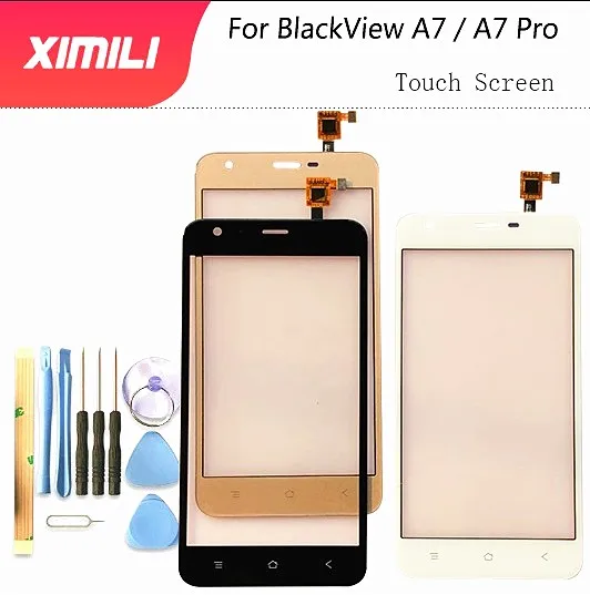 

5.0''For BlackView A7 / A7 Pro Touch Screen Lens Sensor Touch Panel Replacement Mobile Phone Accessories +Tools For BlackView A7