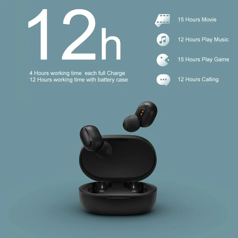 Глобальная версия Xiaomi Redmi Earbuds 2 Беспроводная Bluetooth гарнитура наушники с голосовым