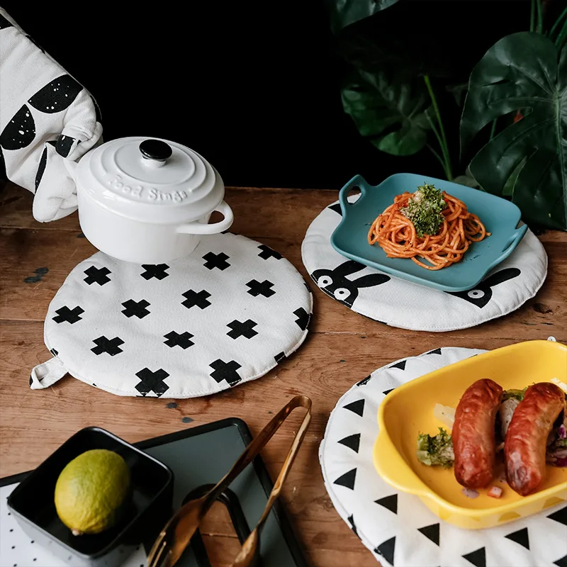 Ткань хлопковая салфетка подставки под чашки подставка кружку Чай Кофе кружка