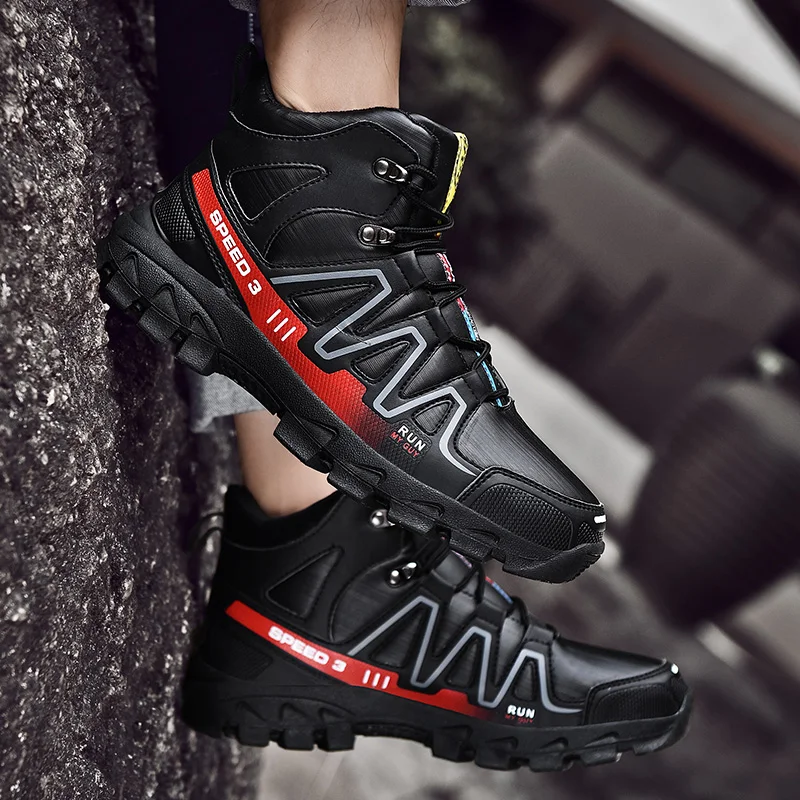 Sports Shoes New Winter Increased Antiskid Running Fashion Mountaineering Large Size Men's | Обувь