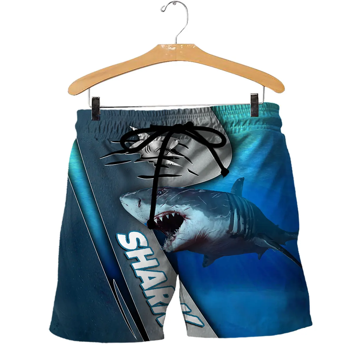 

JUMEAST 3D Horse Men Shorts Static Animal Beach 3d Print Elastic Cord Shorts Casual Hip Hop Mens Short Summer Male