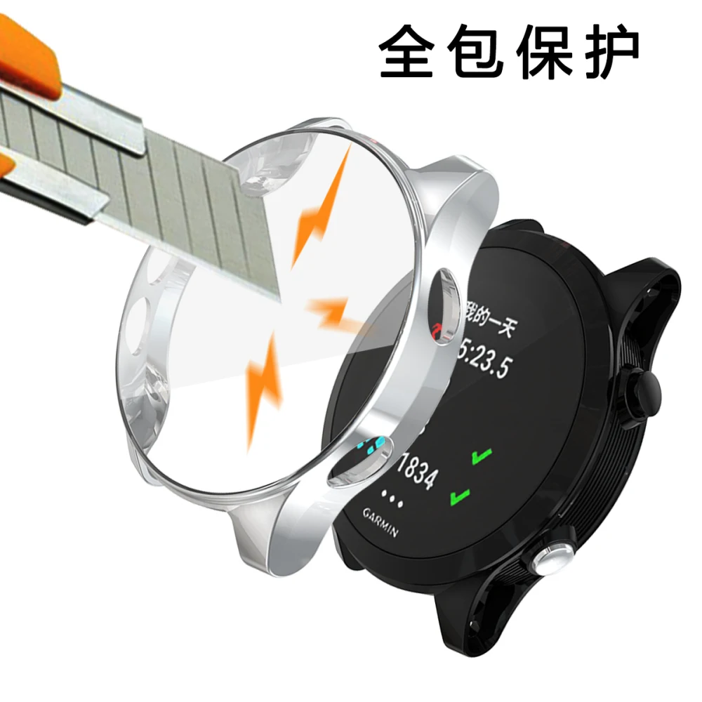 Защитный чехол для экрана Garmin Forerunner 935 945, мягкий ТПУ, ультратонкий HD прозрачный чехол, умные часы, противоударный корпус