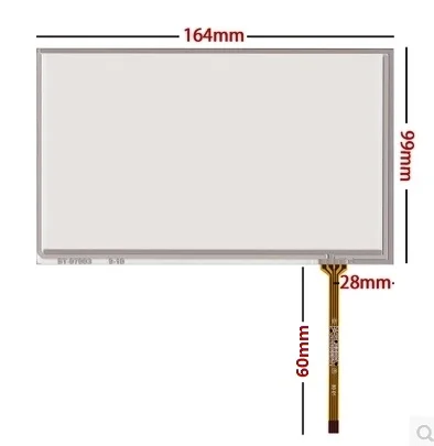 164*99 new 7 Inch 4 wire resistance touch screen car navigation GPS DVD | Компьютеры и офис