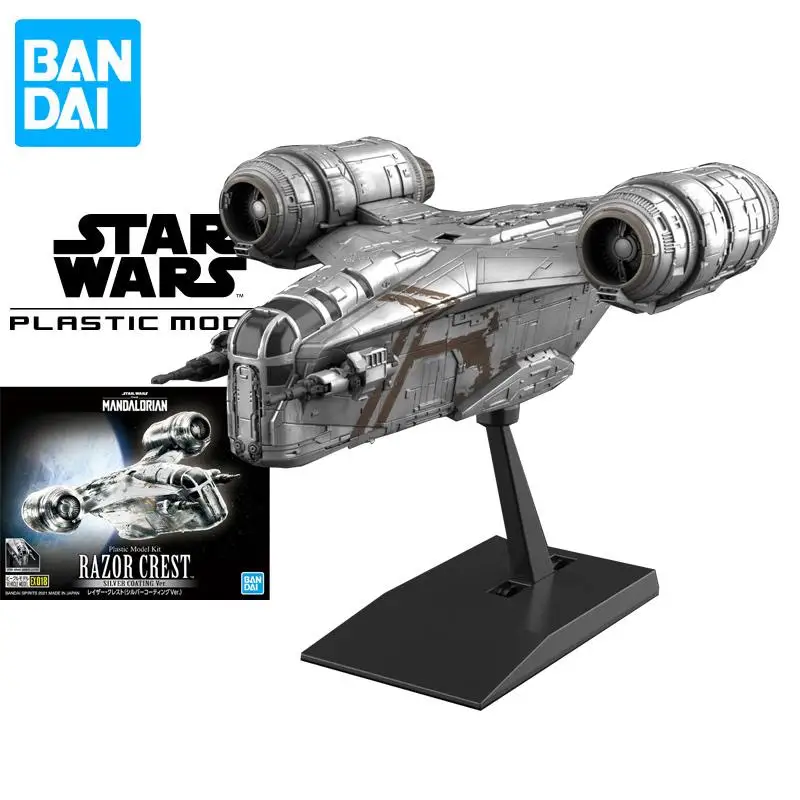 

Bandai Звездные войны, мандалорианская Коллекционная Сборная модель бритвы, аниме экшн-фигурка, игрушки для детей
