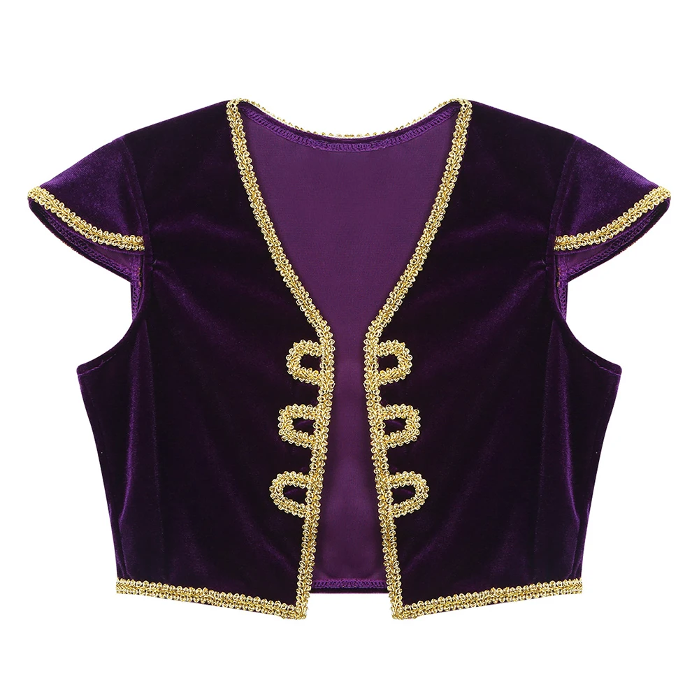 Костюм арабского принца для мальчиков жилет с рукавами-крылышками и штаны