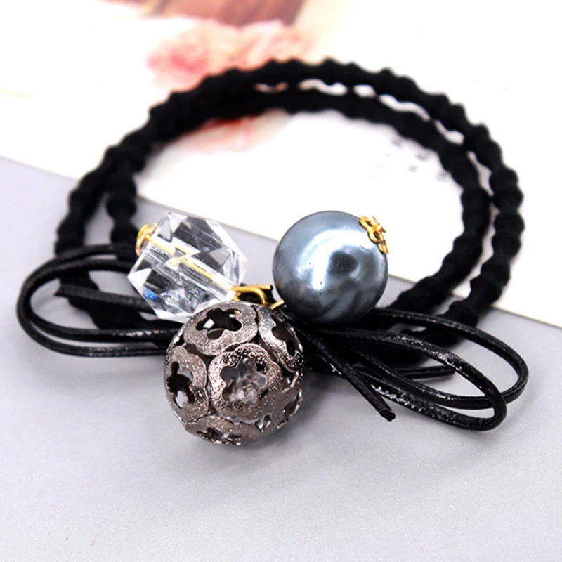 LNRRABC 15Colors Scrunchy Rubber Headband Female Ponytail Gum Girls Charming Headwear Elastic Hair Bands Hair Accessories - Цвет: 29