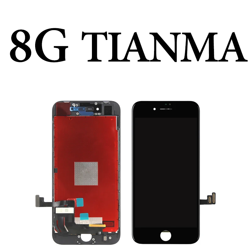 Премиум Версия Tianma для iPhone 5S, SE 6 6S Plus 7 8 Plus ЖК сенсорный экран Стекло сборка Бесплатный подарок без битых пикселей - Цвет: for iphone 8 black