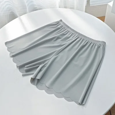 Женские леггинсы из ледяного шелка свободные волнистые короткие штаны