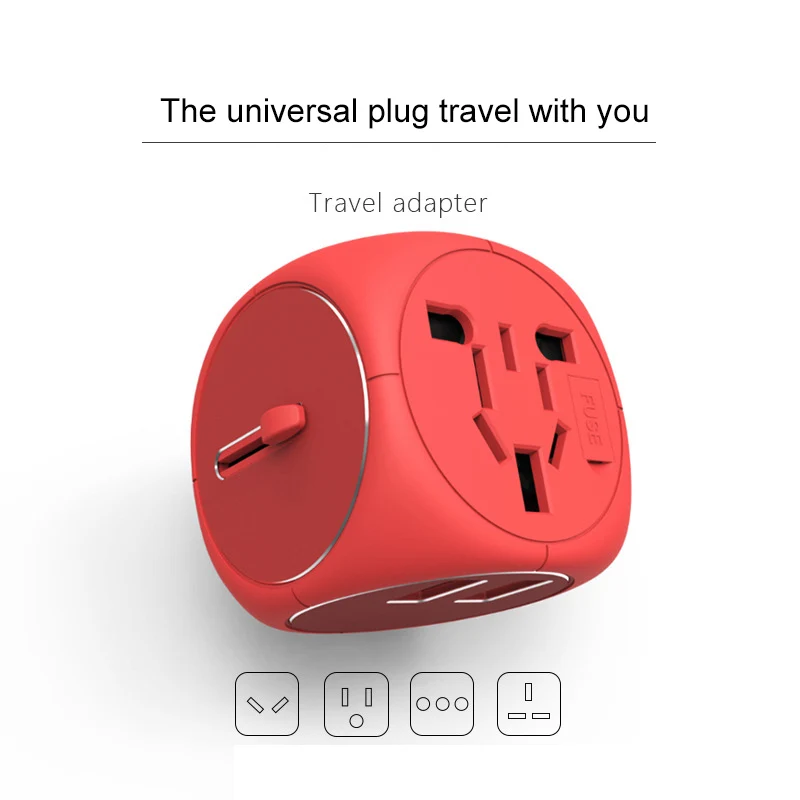 Универсальный адаптер для путешествий автоматический предохранитель