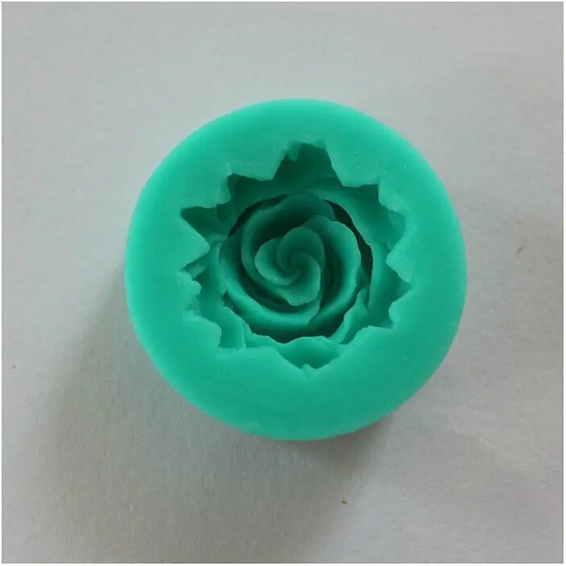Форма 3D DIY силиконовая роза цветок помадка торт шоколад Сахар Ремесло Плесень Резак Инструмент принадлежности для выпечки красочные формы