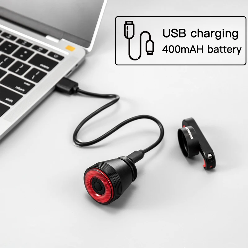 ROCKBROS Велосипедное Автоматическое включение/Off светильник Смарт тормозной сенсор