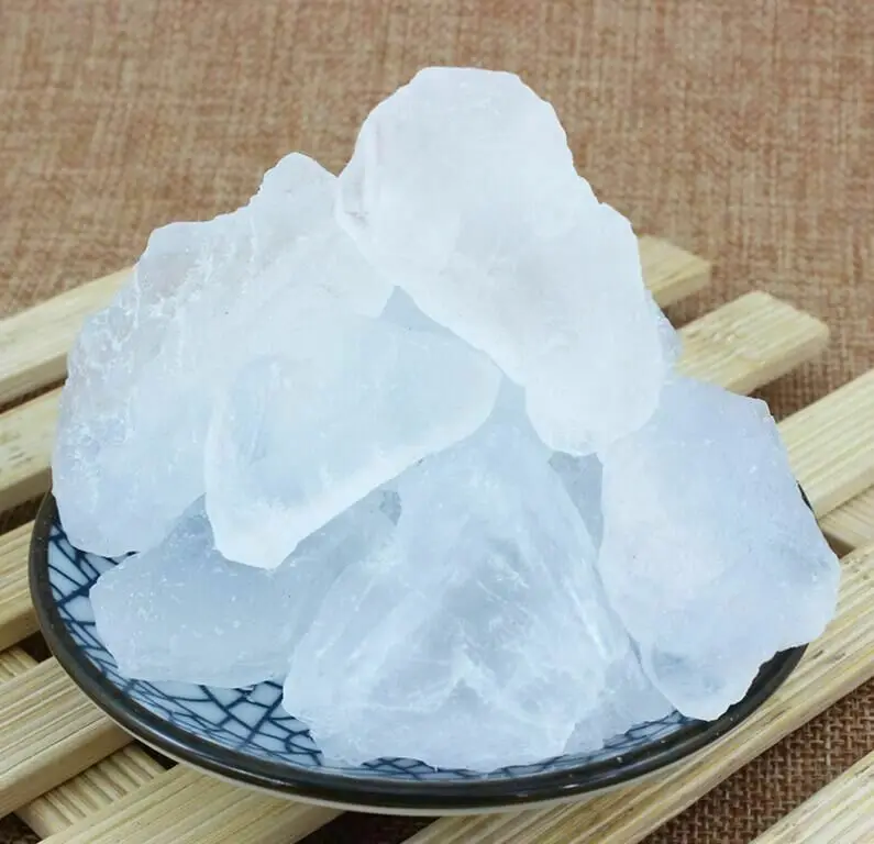 

50-100g/pack Silver Loose-packed Alum Mineral Crystal Solid Antiperspirant Deodorant Absorbent Absorber Smelly Feet Foot Remover