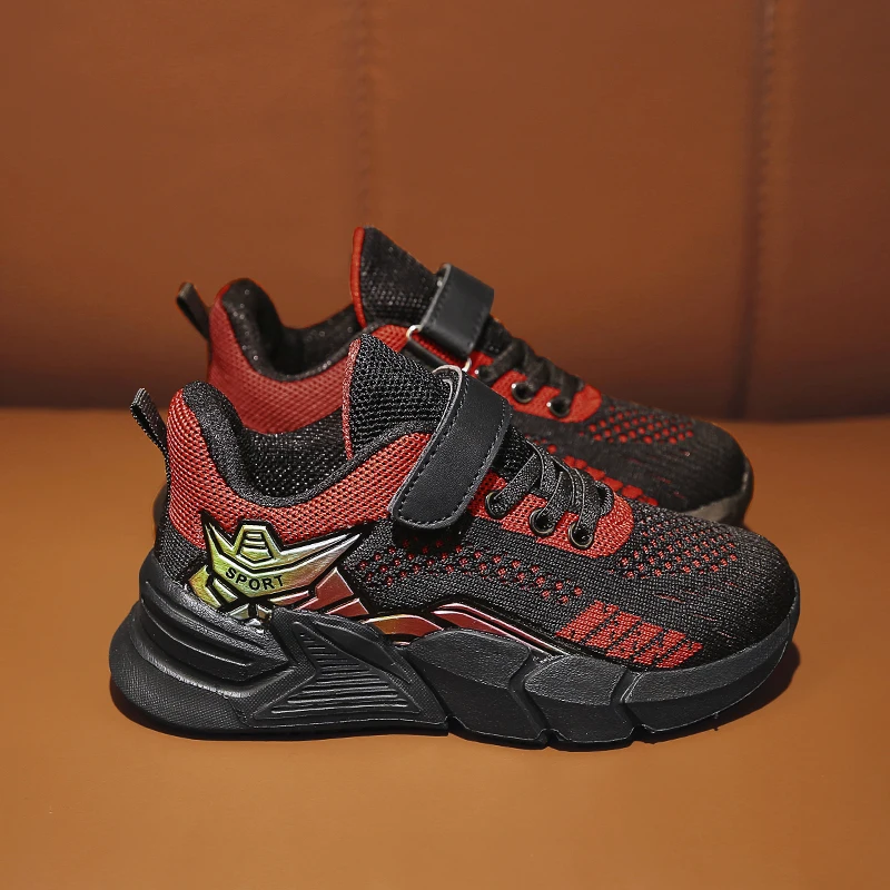 

Hot Sale Casual Kid Shoes for Boy Breathable Gym Shoes Kids Comfortable Children Running Shoes Boy Designer Boys Soft Sneakers