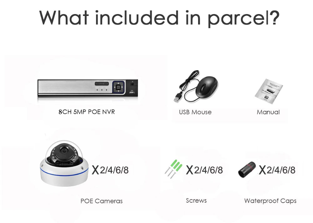 AZISHN H.265+ 8CH 5MP POE Система безопасности NVR комплект аудио Взрывозащищенная 5MP ip-камера распознавание лица CCTV наблюдения NVR набор