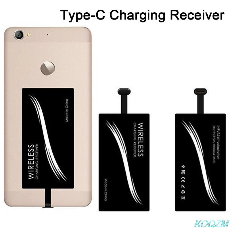 

Universal Qi Wireless Charger Type-C Charging Receiver For USB Type C Charging Dock For Huawei Mate Samsung S9 S8 Phone