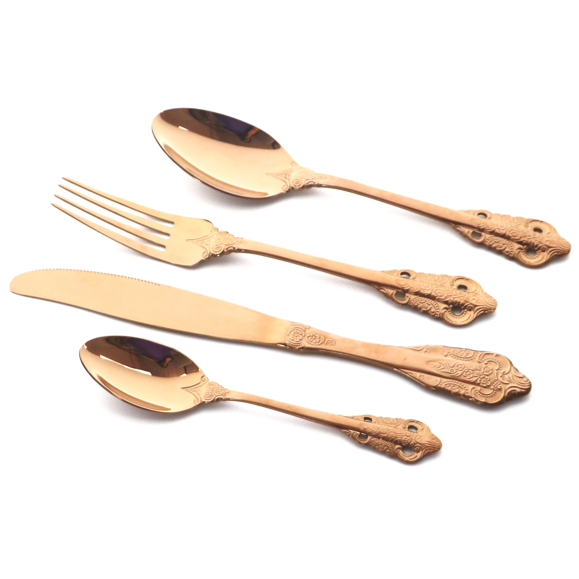 Набор столовых приборов из нержавеющей стали 24 шт./компл. роза набор 304 нож в