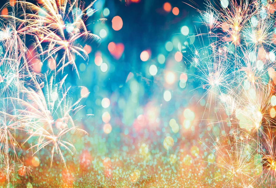 

Yeele Light Bokeh Fireworks Glitters Portrait Photography Backgrounds Customized Photographic Backdrops For Photo Studio Vinyl