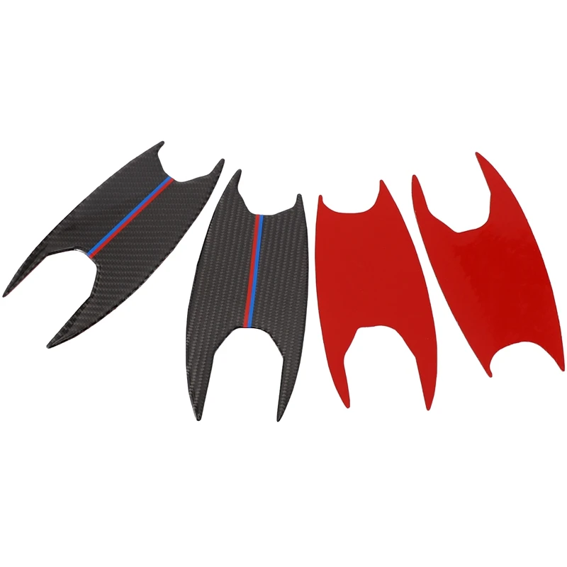 4 шт. новинка внешняя дверная ручка из углеродного волокна Накладка для BMW 3 серии